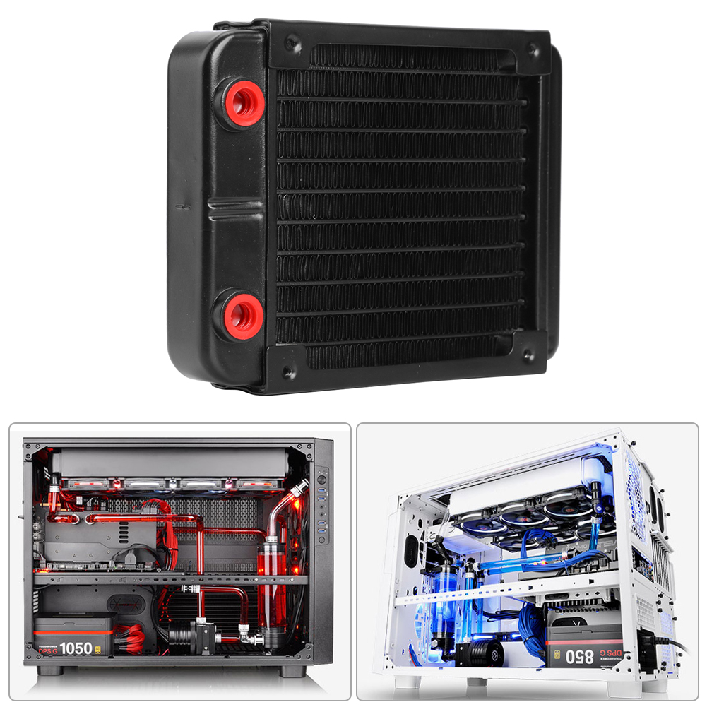 Pc Water Cooling - Radiator chłodzenia wodnego 120mm, gwint G1/4,