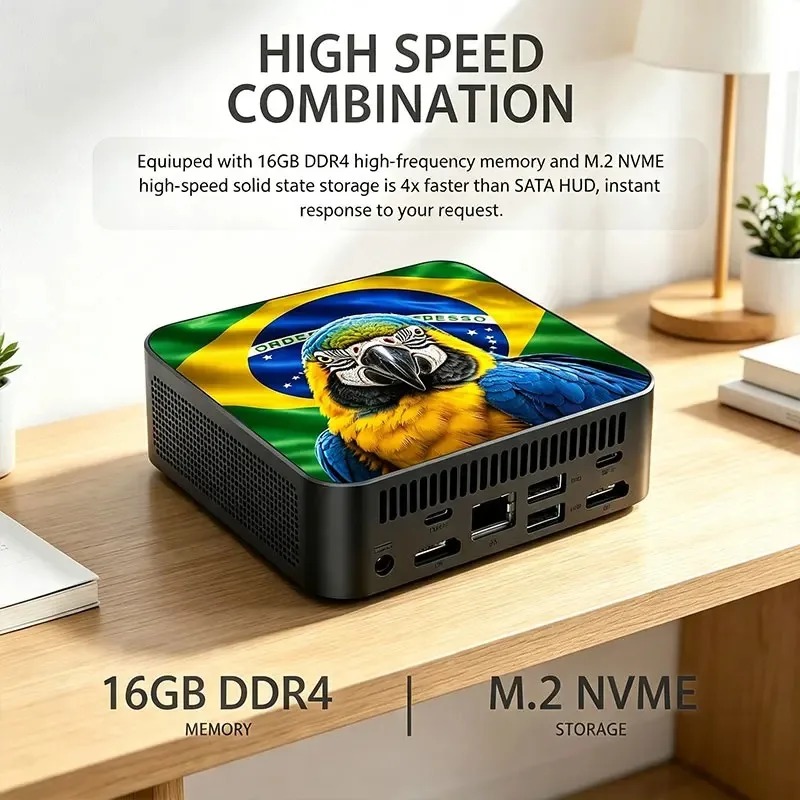 Meksyk Brazylia Flaga Mini PC  – Pc Gaming Intel recenzja i cena