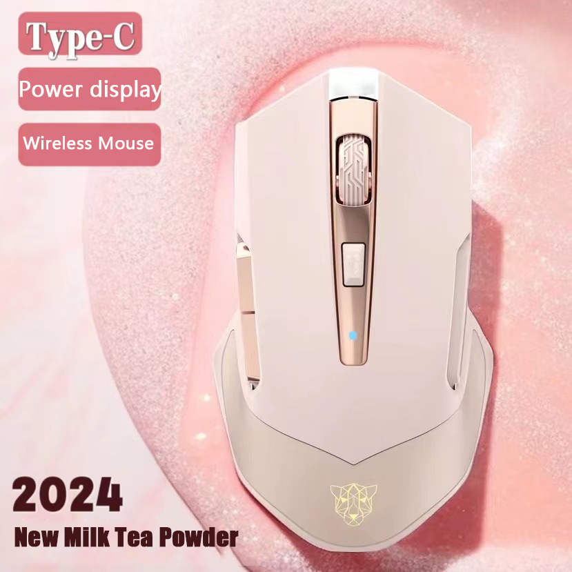 2024 Nowa bezprzewodowa mysz 2 – Pc Gaming Pink recenzja i cena